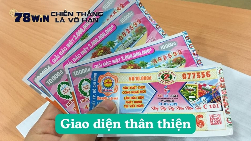 Giao diện thân thiện, dễ sử dụng